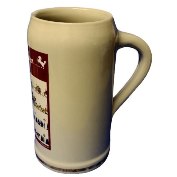 Vintage 1988 RASTAL Beer Mug on 170-Anniversary of Cannstatter Volksfest 1L - Picture 2 of 4